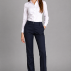 200 Navy Hipster WIst School Trousers by Hunter Schoolwear
