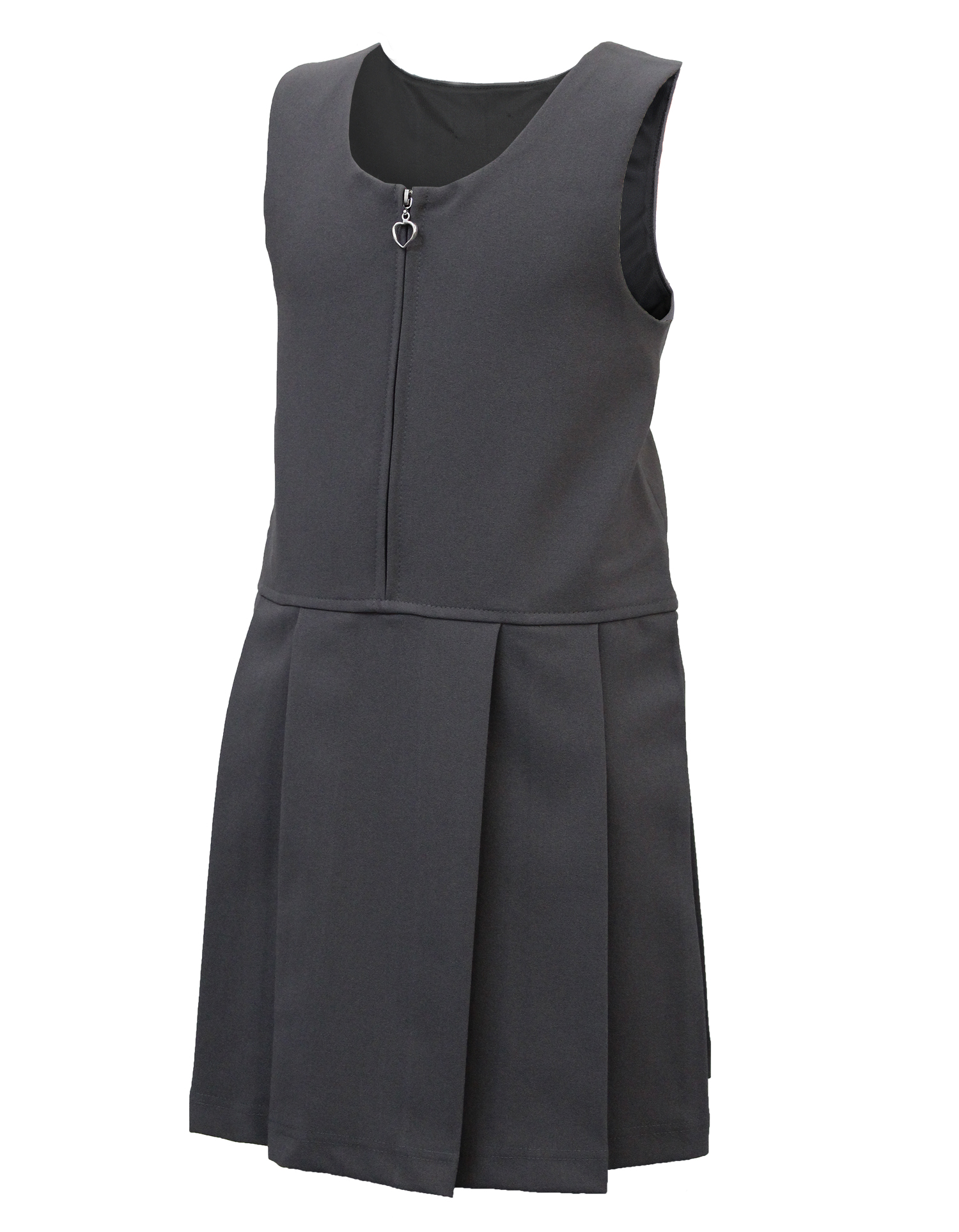 asda grey pinafore