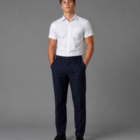 Navy Regular Fit Boys Trousers by Hunter Schoolwear 444