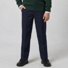 242 Zip Fly Navy Trousers by Hunter Schoolwear