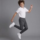 Charcoal Grey Falcon Bottoms by Hunter Schoolwear