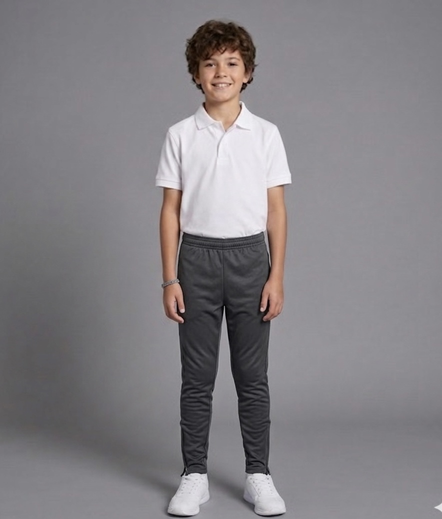 Charcoal Grey Falcon Bottoms by Hunter Schoolwear