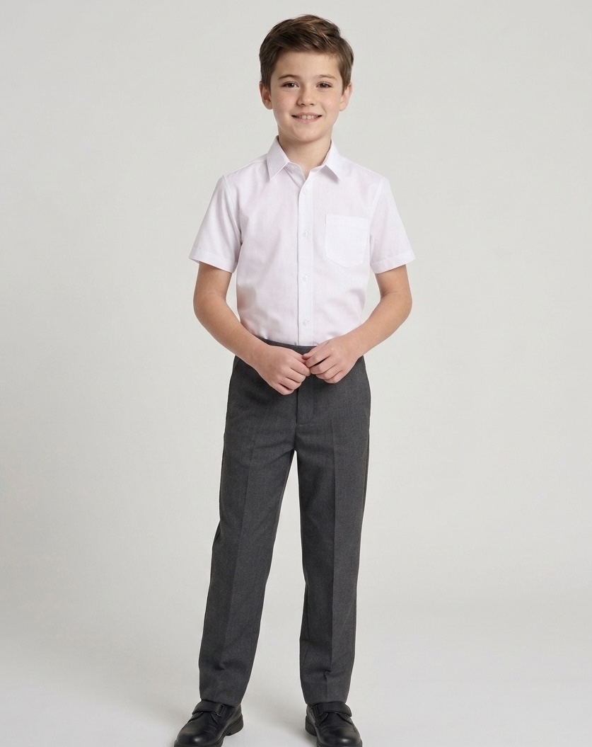 242 Zip Fly Grey Trousers by Hunter Schoolwear 242 Zip Fly Grey Trousers by Hunter Schoolwear
