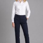 200 Navy Hipster Waist School Trousers by Hunter Schoolwear