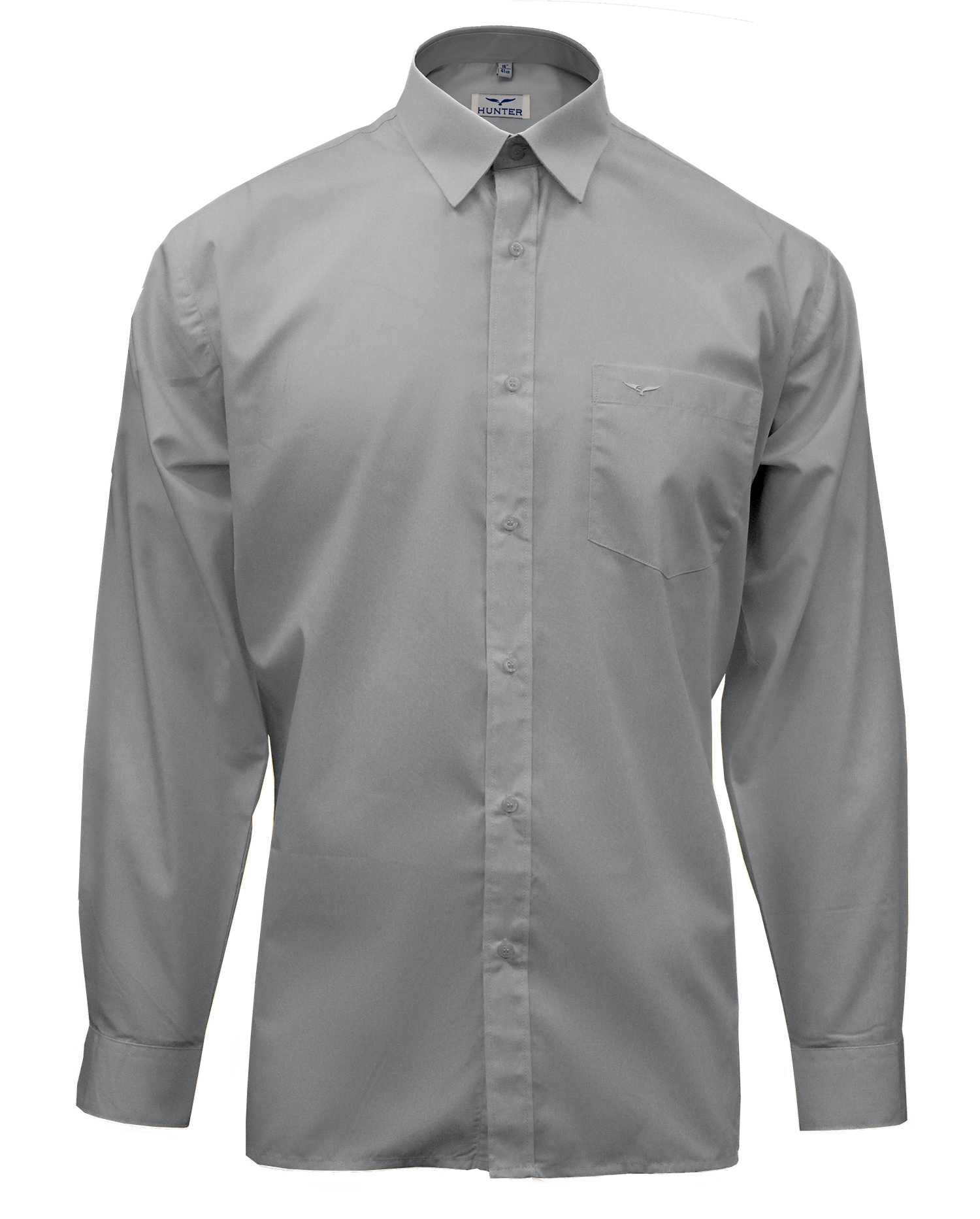 Light Grey Long Sleeve Shirt (656) - Quality Schoolwear