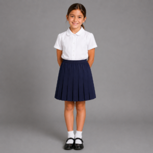 Navy Primary School uniform skirt by Hunter Schoolwear (201)