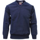 Navy V-Neck Pullover by Hunter Schoolwear