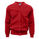 Red Cardigan by Hunter Schoolwear