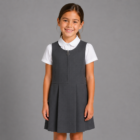Grey School Uniform Pinafore by Hunter Schoolwear (260)