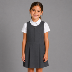 Grey School Uniform Pinafore by Hunter Schoolwear (260)
