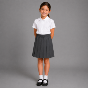 Grey Primary School uniform skirt by Hunter Schoolwear (201)