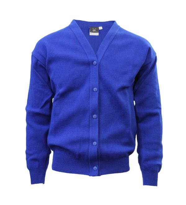 Royal Blue Cardigan by Hunter Schoolwear