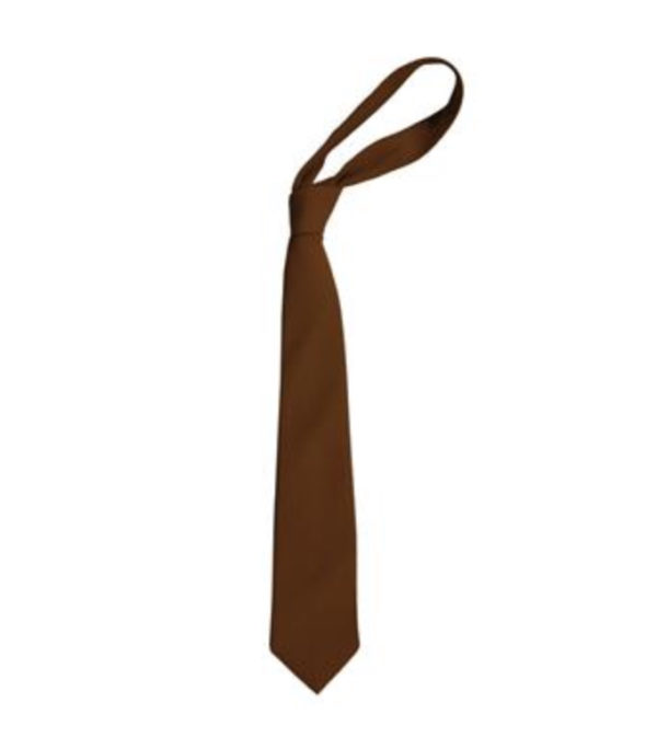 Brown School Tie by Hunter Schoolwear