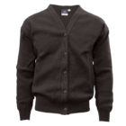 Brown Cardigan by Hunter Schoolwear