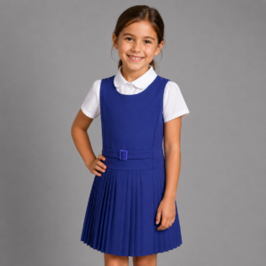 Girls School Uniform Pinafore by Hunter Schoolwear in Royal Blue (264)