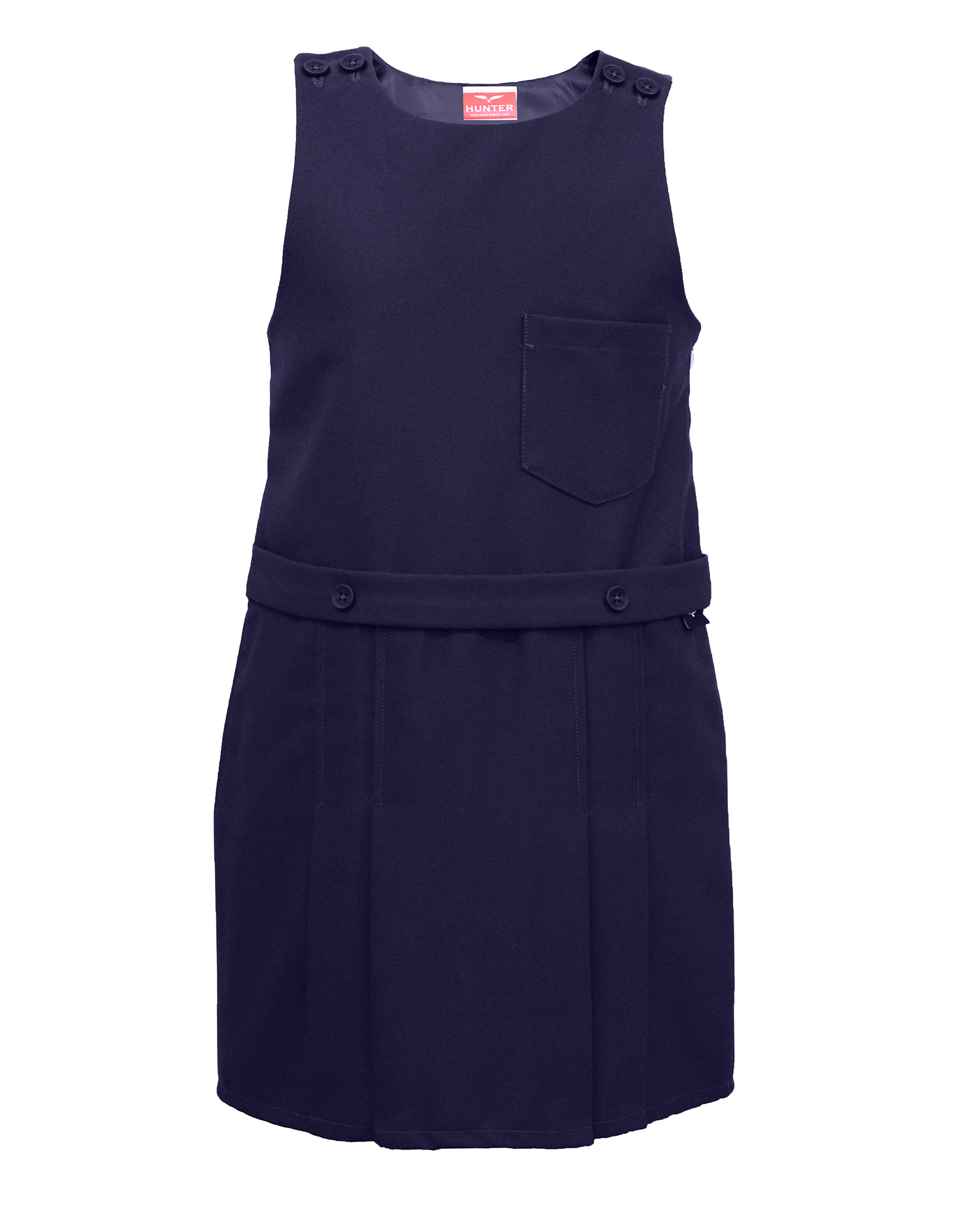 navy pinafore