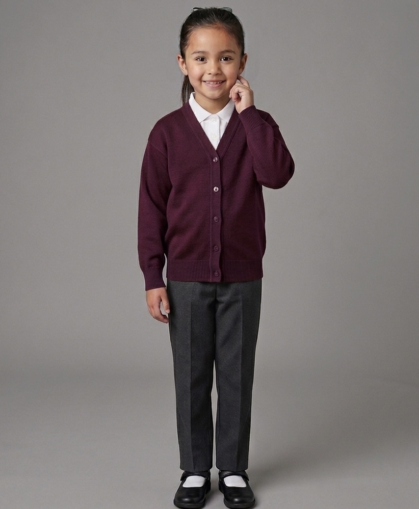 Wine School Cardigan by Hunter Schoolwear
