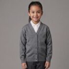 Grey School Cardigan by Hunter Schoolwear