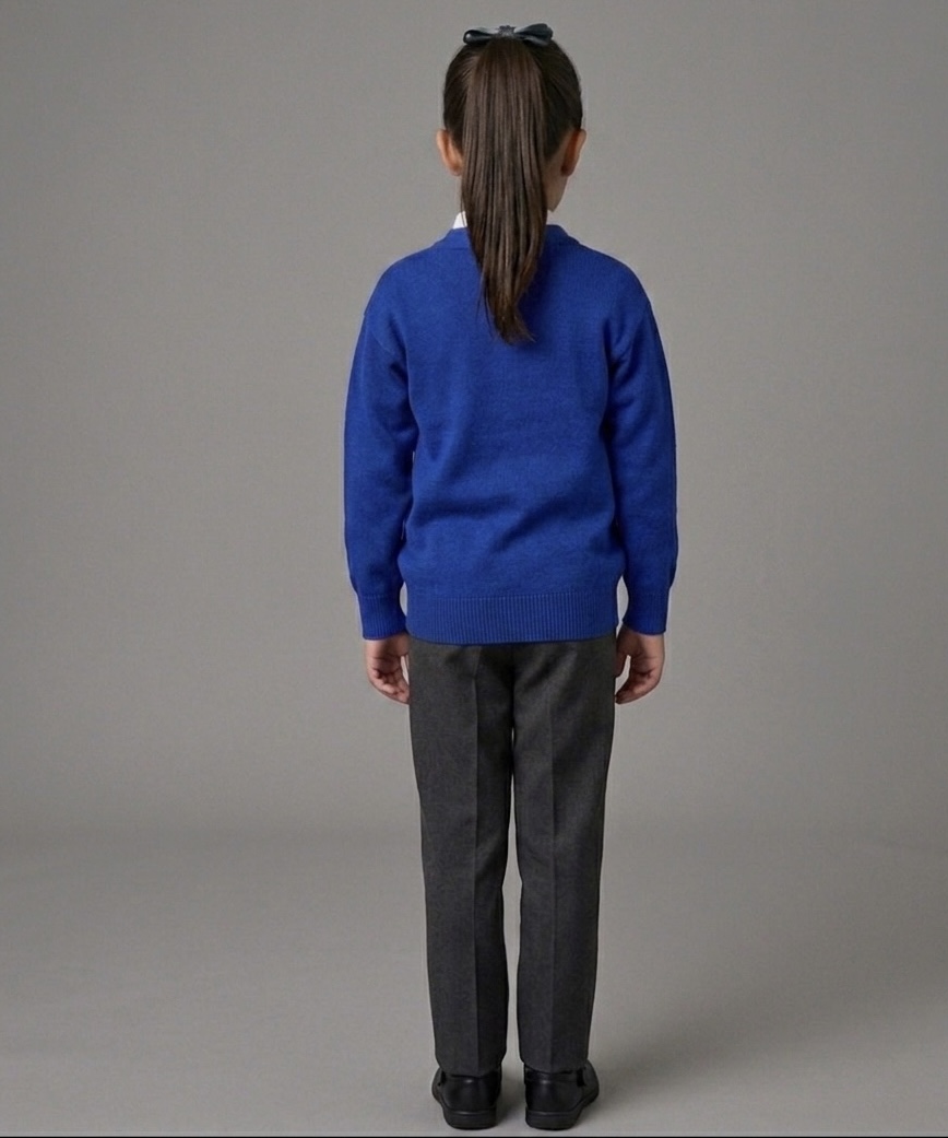 Royal Blue School Cardigan by Hunter Schoolwear