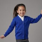 Royal Blue School Cardigan by Hunter Schoolwear
