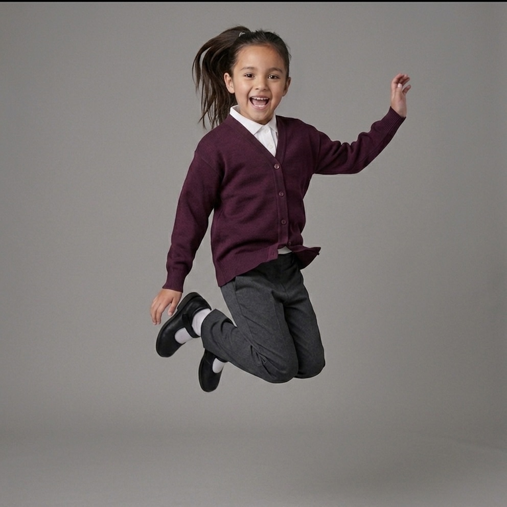 Wine School Cardigan by Hunter Schoolwear