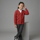 Red School Cardigan by Hunter Schoolwear