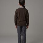 Brown School Cardigan by Hunter Schoolwear