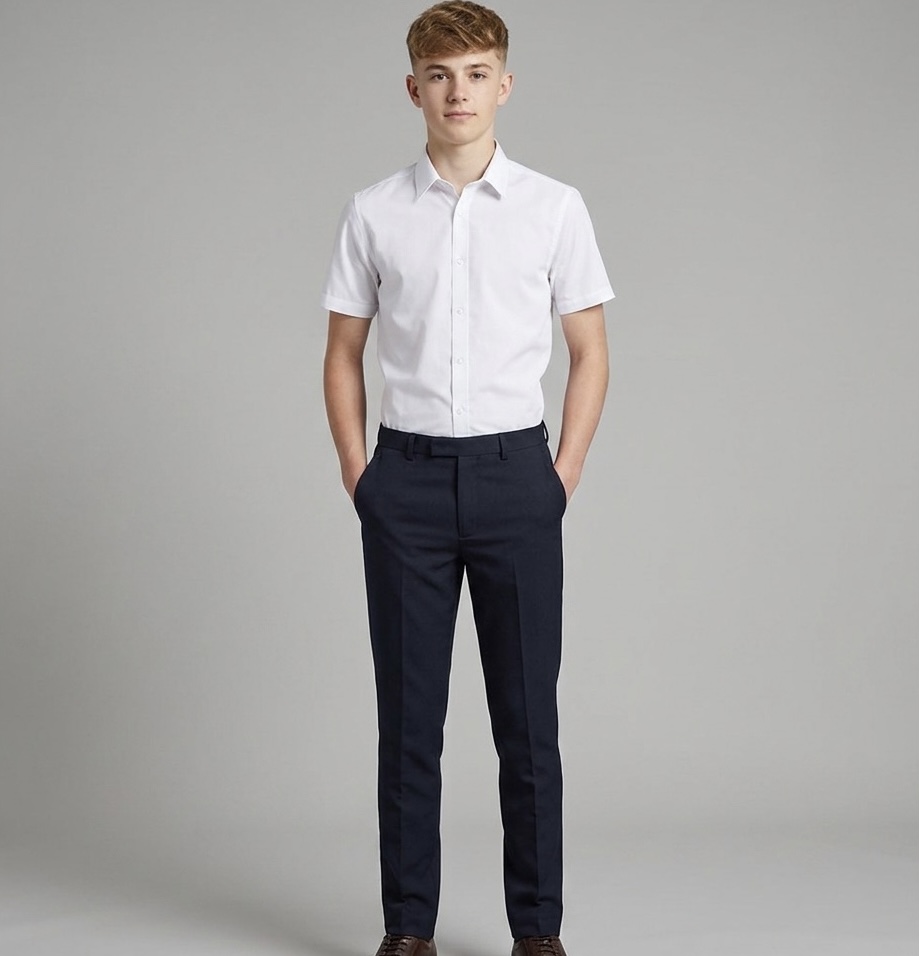Skinny fit Stretchy school trousers by Hunter Schoolwear (430)