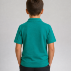 Premium school polo shirt in emerald