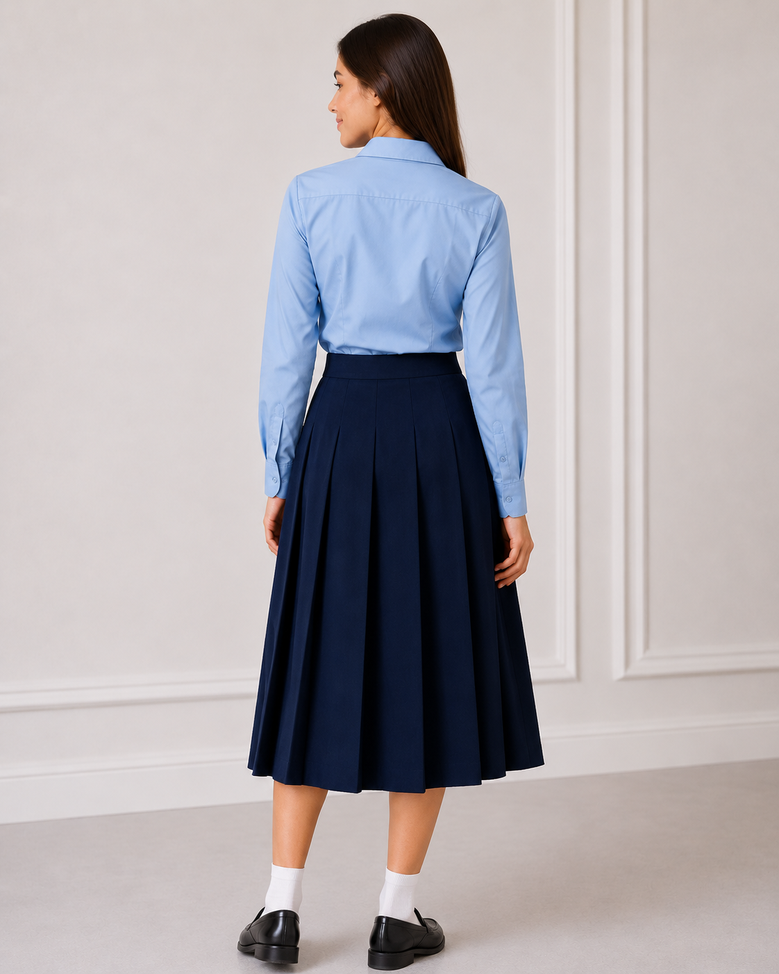 Blue Revere School Blouse 658 by Hunter Schoolwear