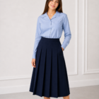 Blue Revere School Blouse 658 by Hunter Schoolwear