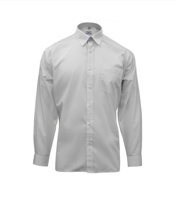White Hunter Long Sleeve Shirt (656)