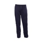 Navy Non cuff Track pants