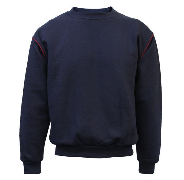Navy/ Red piped Sweatshirt 401 by Hunter Schoolwear