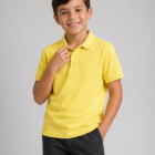 Gold Polo shirt by Hunter Schoolwear