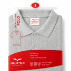 Grey School Polo by Hunter Schoolwear