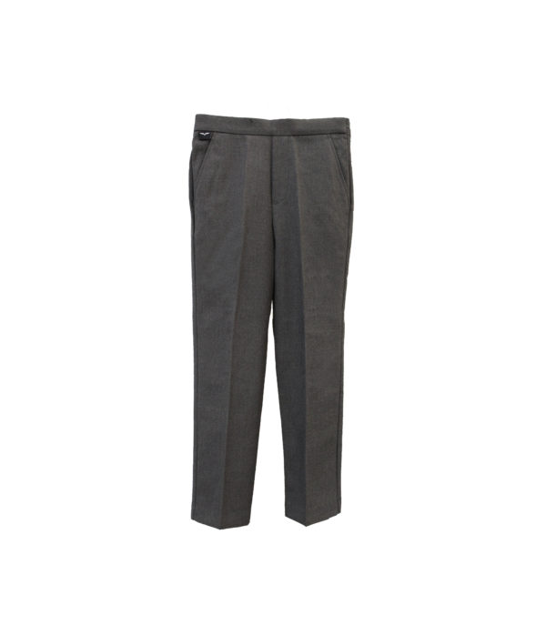 Grey Mock fly Primary School uniform trousers (241)