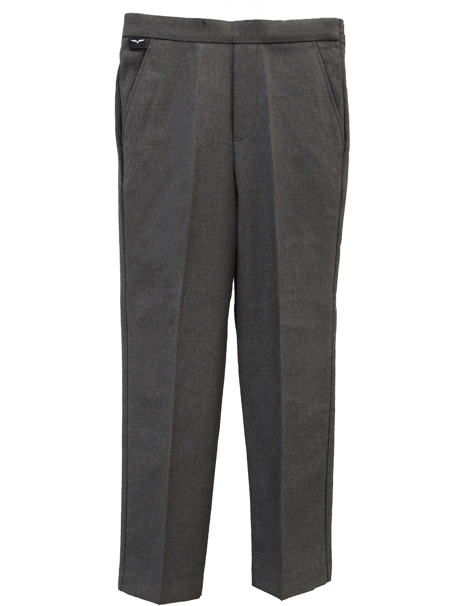 Mock Fly - Primary School Boys Trousers (241) - Grey - Quality Schoolwear