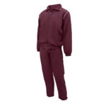 Wine Microfibre Tracksuit by Hunter T700