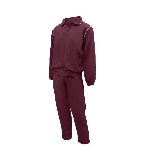 Wine Microfibre Tracksuit by Hunter T700
