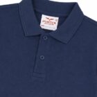 Collar detail Hunter Navy School Polo