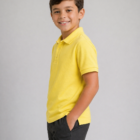 Gold polo shirt for school