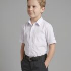 White Short Sleeve Shirt by Hunter Schoolwear (650)