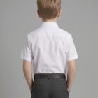 White Short Sleeve Shirt by Hunter Schoolwear (650)