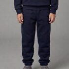 Navy 2603 Cuff leg tracksuit bottoms