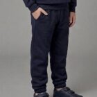 Navy 2603 Cuff leg tracksuit bottoms