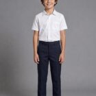 Navy Boys Slim Fit Trousers by Hunter Schoolwear 420