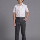 Grey Boys Slim Fit Trousers by Hunter Schoolwear 420
