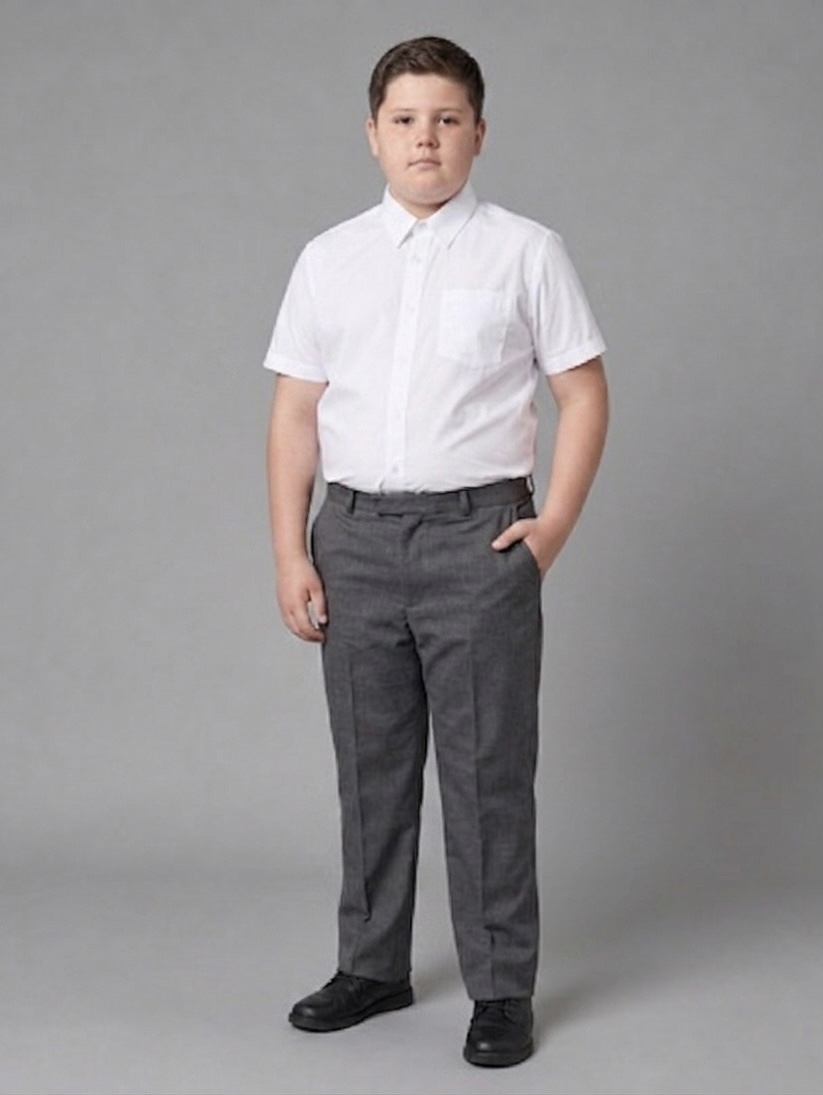 Sturdy Fit Trousers by Hunter Schoolwear in Grey