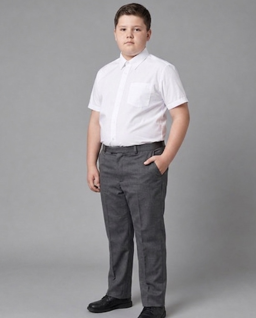 Sturdy Fit Trousers by Hunter Schoolwear in Grey